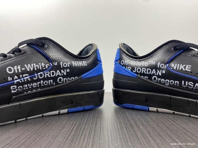 Rep SP Low Retro DJ4375-004 Jordan 2 Off-White Blue Black 0613
